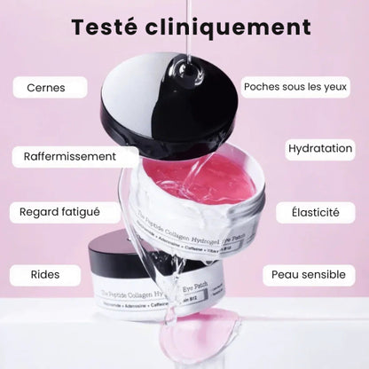 Patchs pour les yeux à base de peptides et de collagène