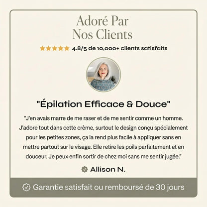 Crème dépilatoire visage & Sérum apaisant