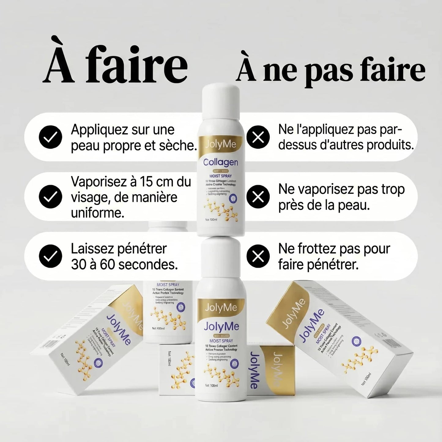 JolyMe™ Spray Raffermissant au Collagène