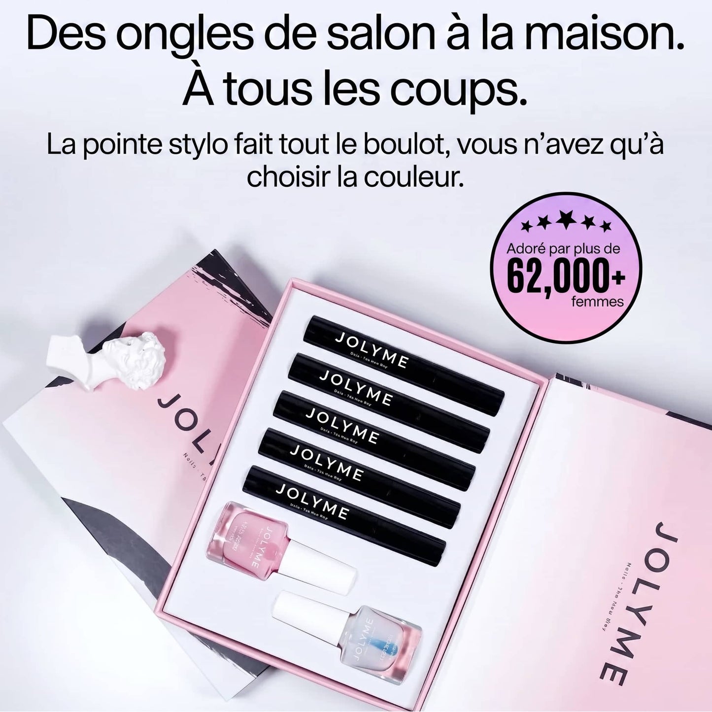 JolyMe™ - Pack de 5 Stylo Vernis
