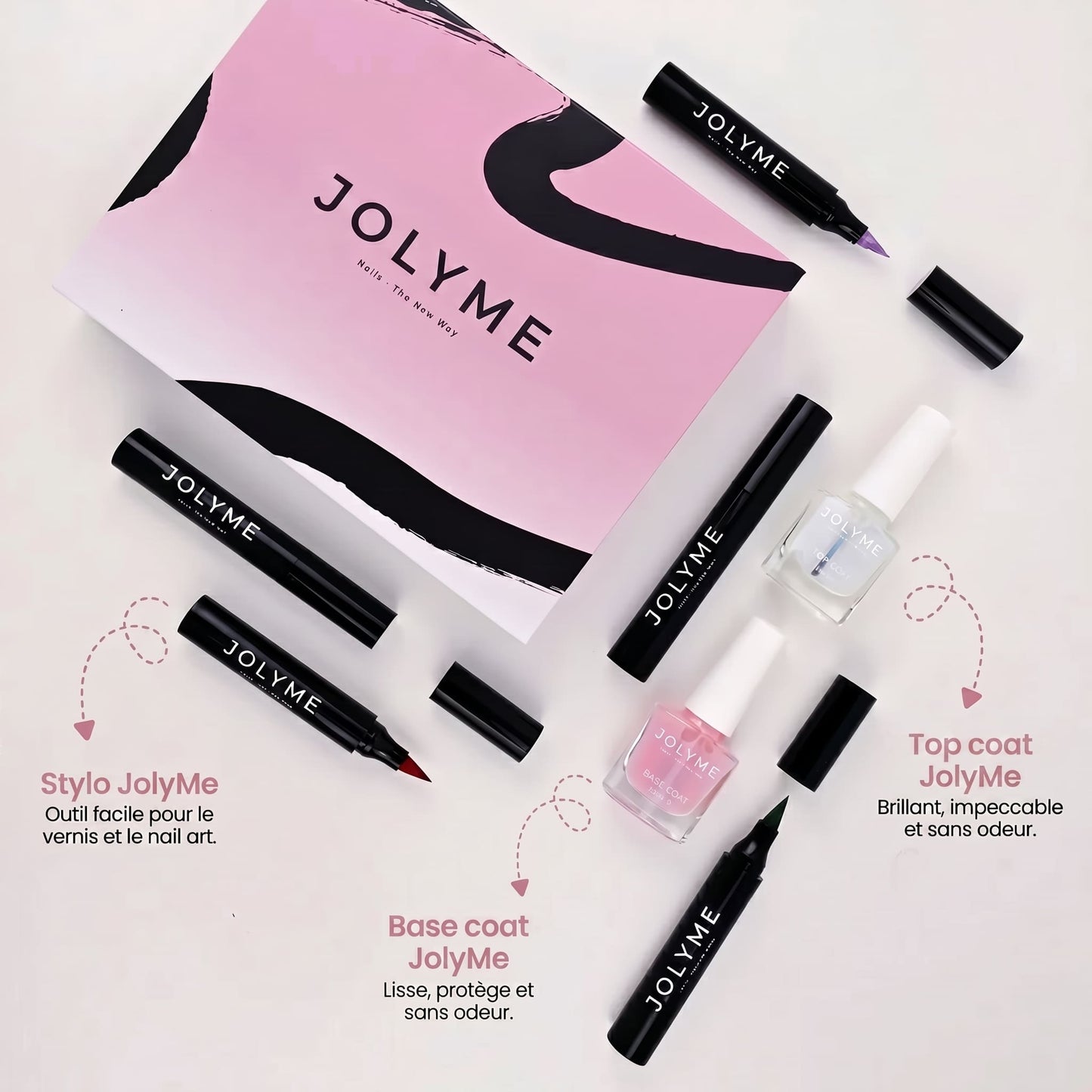 JolyMe™ - Pack de 5 Stylo Vernis