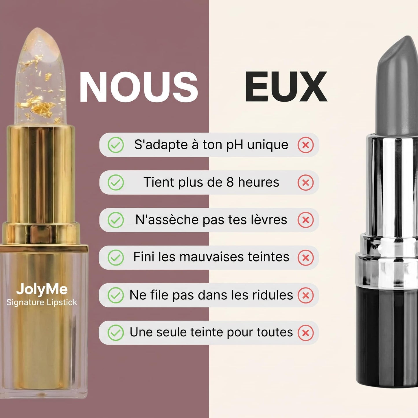 Rouge à Lèvres PH Adaptable JolyMe™