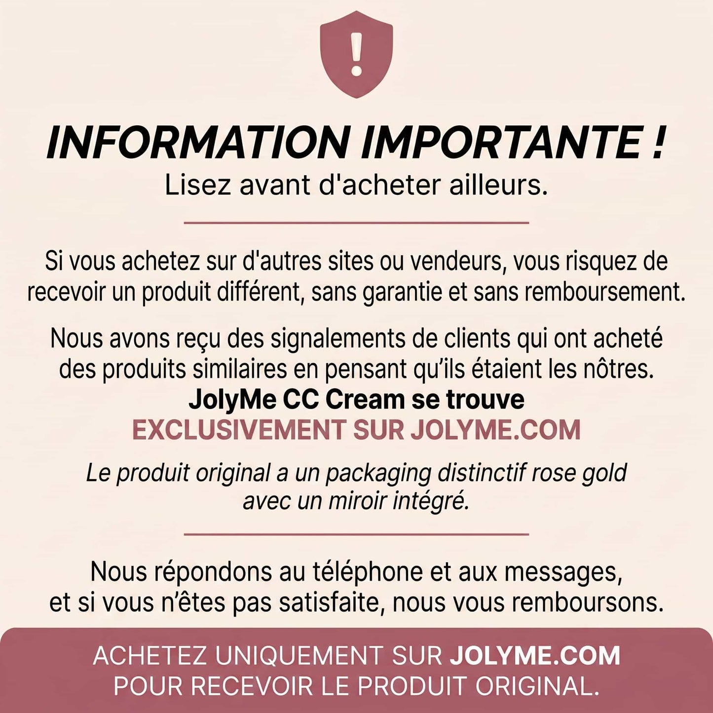 Correcteur Anti-Cernes CC Cream JolyMe