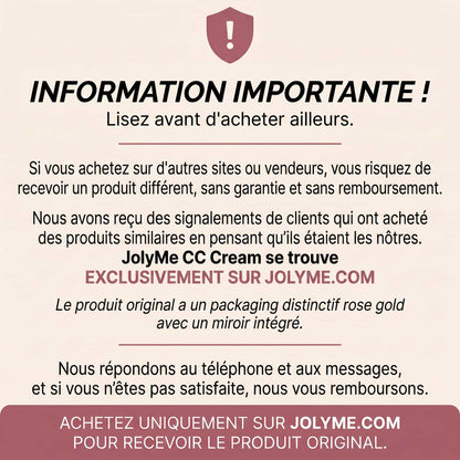 Correcteur Anti-Cernes CC Cream JolyMe