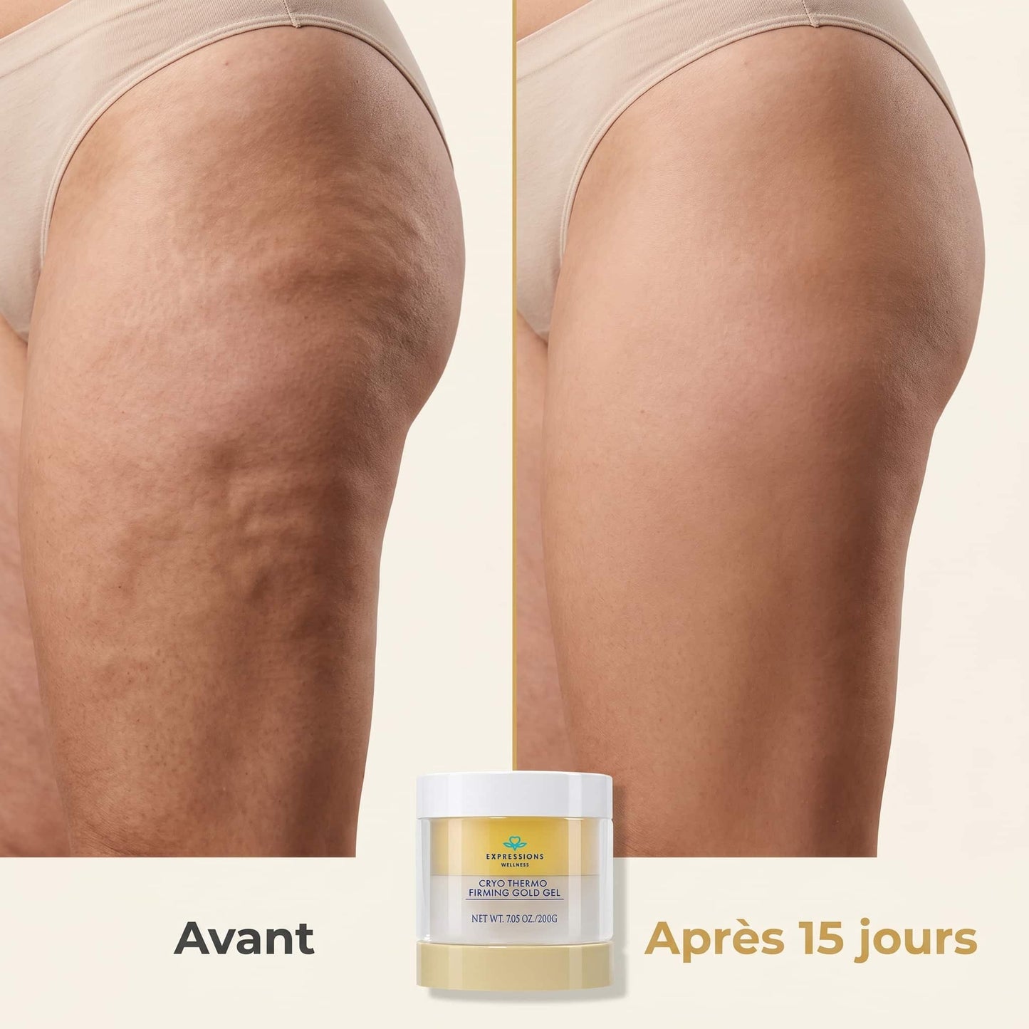 Crème Sculptante Anti-Cellulite Effet Chaud-Froid