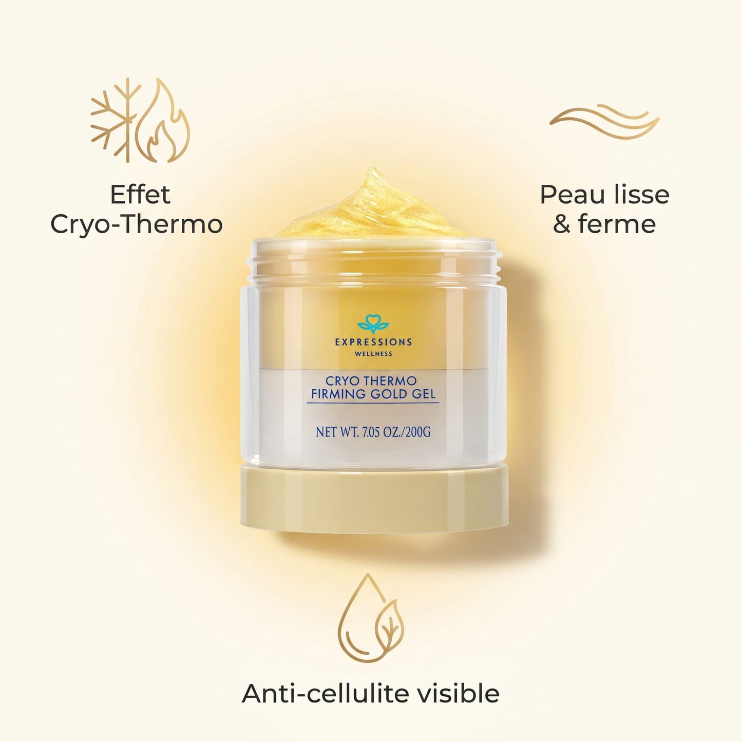 Crème Sculptante Anti-Cellulite Effet Chaud-Froid