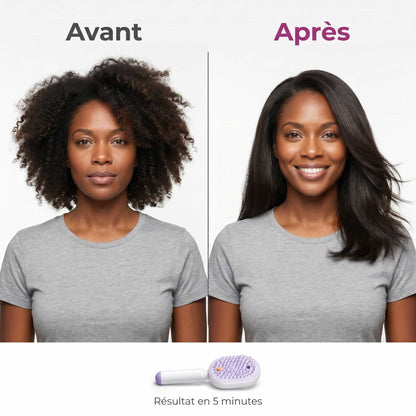 Brosse Lissante pour Cheveux Crépus