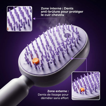 Brosse Lissante pour Cheveux Crépus