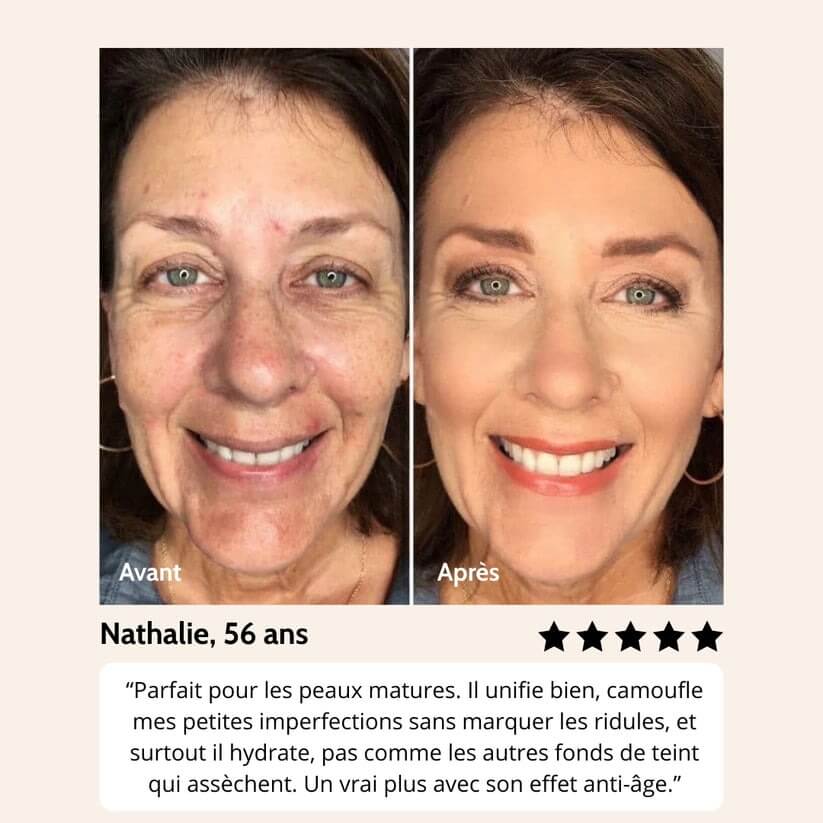 Le fond de teint qui s'oxyde pas.